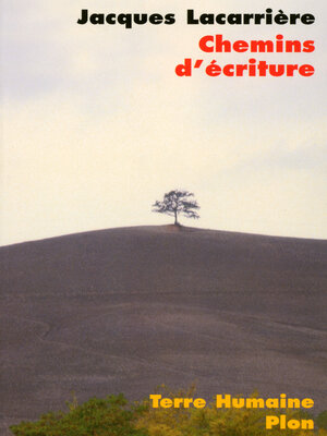 cover image of Chemins d'écriture